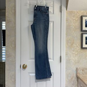 White House Black Market High Rise Skinny Flare Everyday Soft Jeans